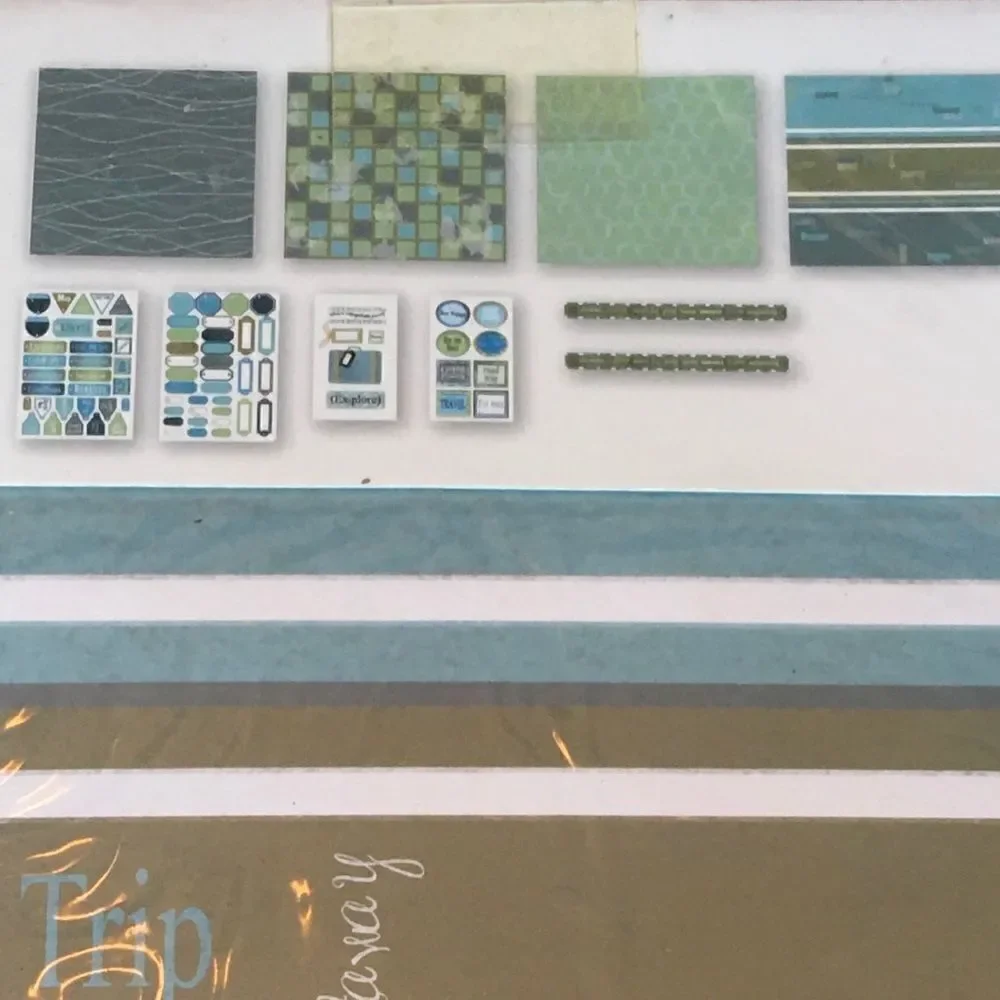 TRAVEL THEMED Dimensional Sticker Scrapbook Kit! - Picture 8 of 8